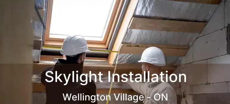 Skylight Installation Wellington Village - ON