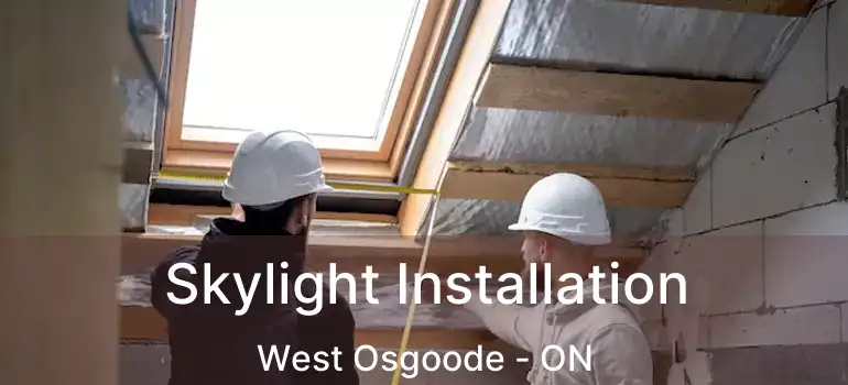 Skylight Installation West Osgoode - ON
