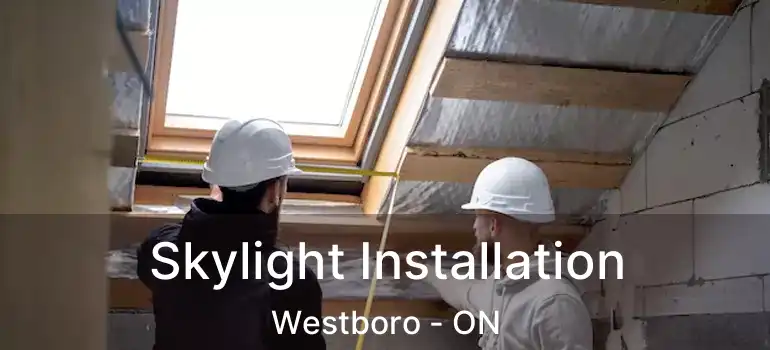 Skylight Installation Westboro - ON