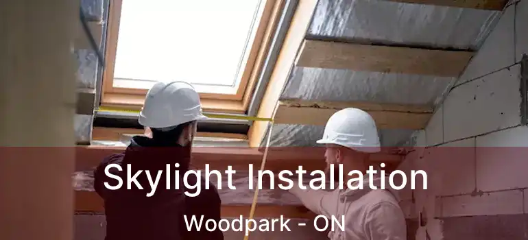  Skylight Installation Woodpark - ON