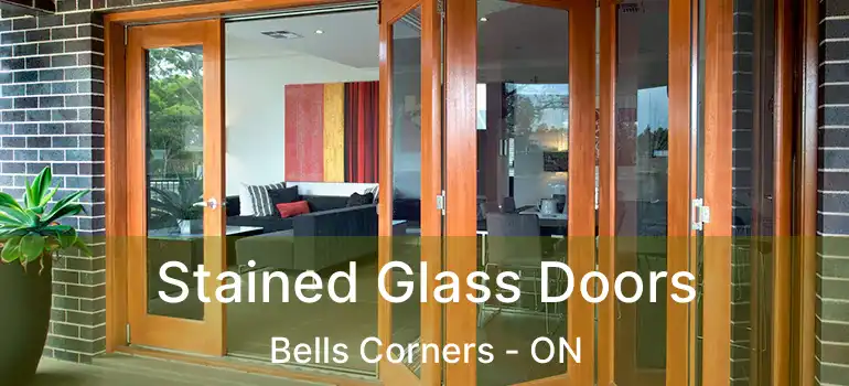 Stained Glass Doors Bells Corners - ON