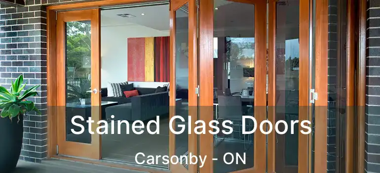 Stained Glass Doors Carsonby - ON