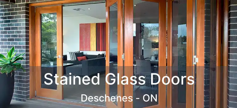 Stained Glass Doors Deschenes - ON