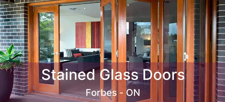 Stained Glass Doors Forbes - ON