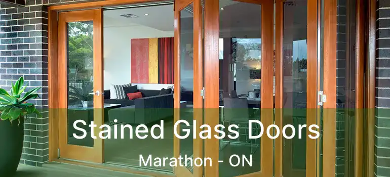 Stained Glass Doors Marathon - ON