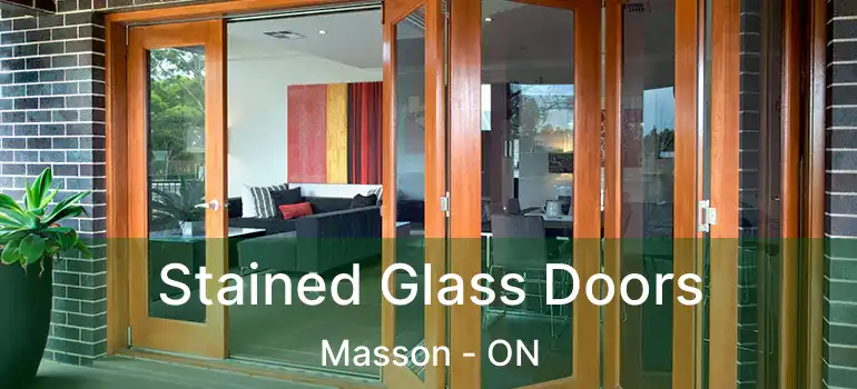 Stained Glass Doors Masson - ON