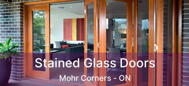 Stained Glass Doors Mohr Corners - ON