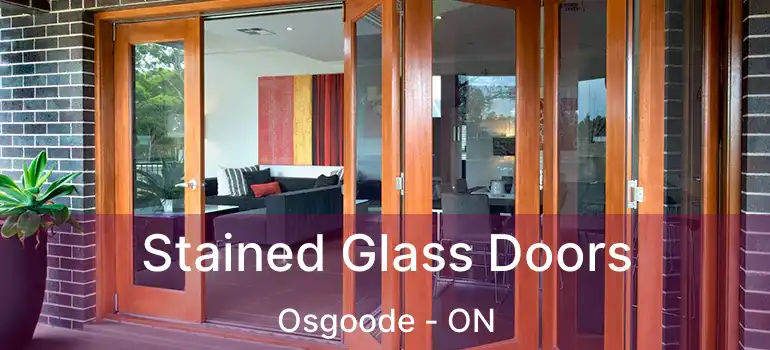 Stained Glass Doors Osgoode - ON