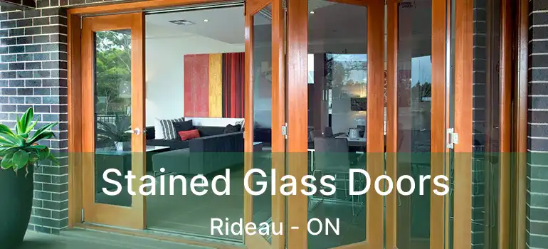 Stained Glass Doors Rideau - ON