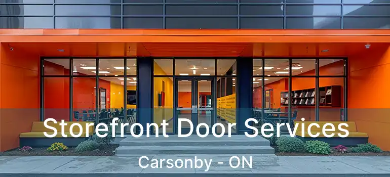 Storefront Door Services Carsonby - ON