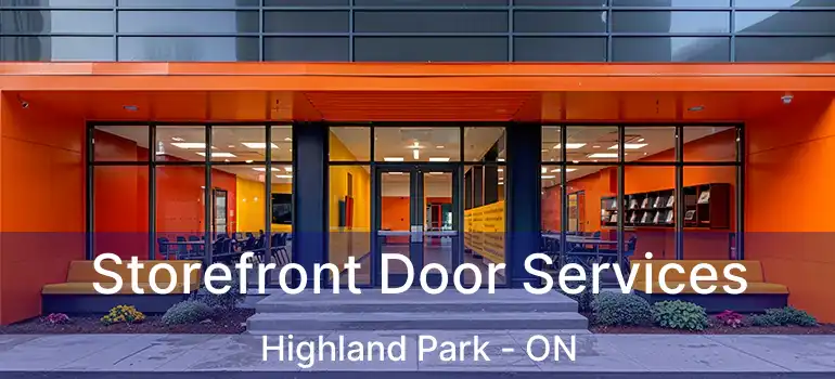 Storefront Door Services Highland Park - ON