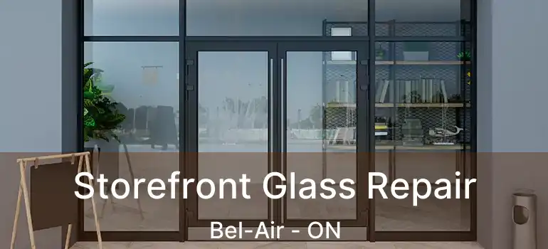  Storefront Glass Repair Bel-Air - ON