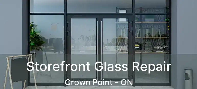 Storefront Glass Repair Crown Point - ON