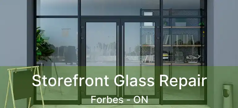 Storefront Glass Repair Forbes - ON