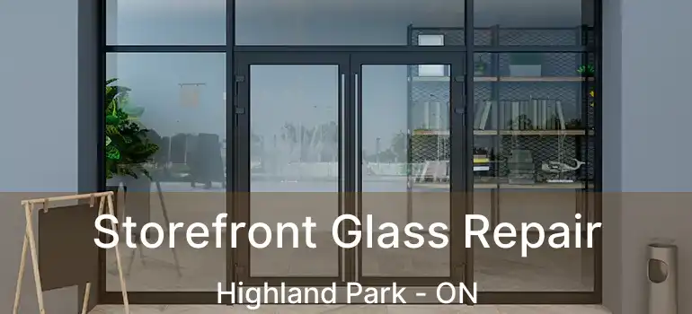 Storefront Glass Repair Highland Park - ON