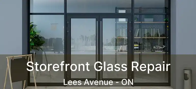  Storefront Glass Repair Lees Avenue - ON