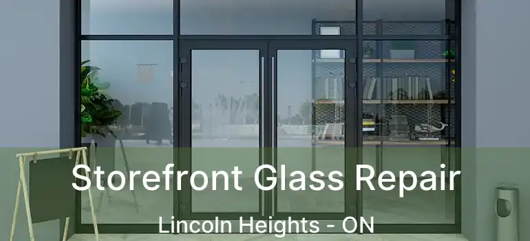  Storefront Glass Repair Lincoln Heights - ON