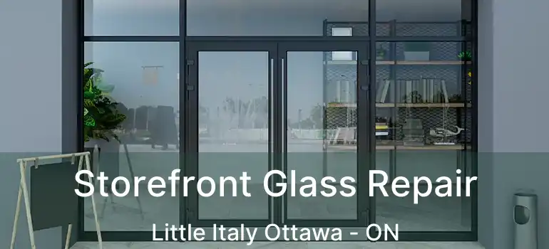  Storefront Glass Repair Little Italy Ottawa - ON