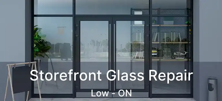 Storefront Glass Repair Low - ON