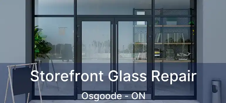 Storefront Glass Repair Osgoode - ON