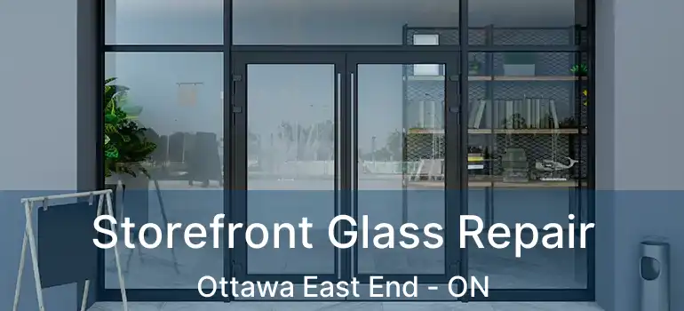  Storefront Glass Repair Ottawa East End - ON