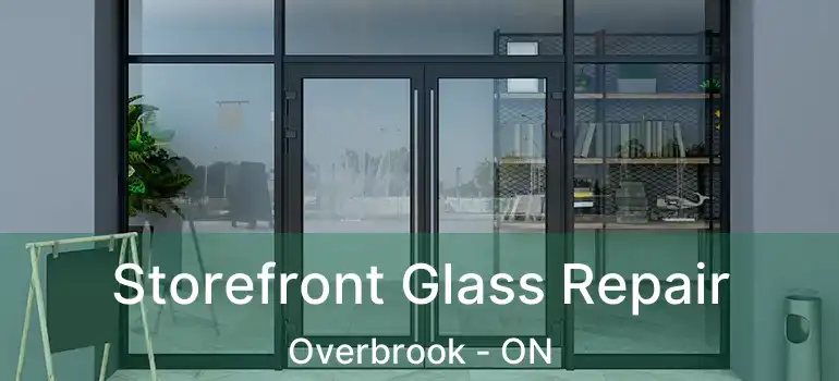 Storefront Glass Repair Overbrook - ON