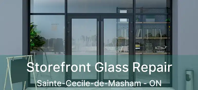 Storefront Glass Repair Sainte-Cecile-de-Masham - ON