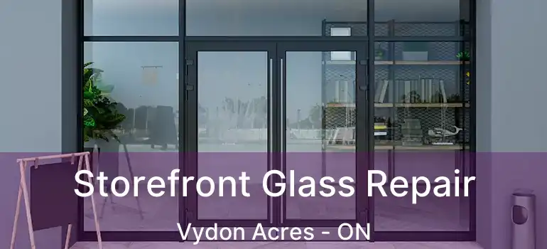 Storefront Glass Repair Vydon Acres - ON