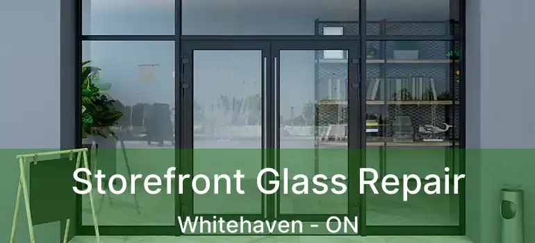 Storefront Glass Repair Whitehaven - ON