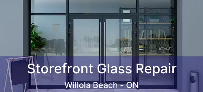 Storefront Glass Repair Willola Beach - ON