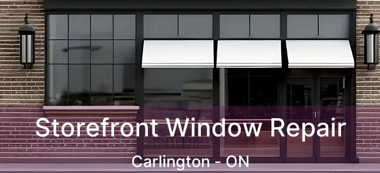 Storefront Window Repair Carlington - ON