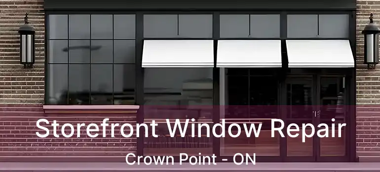 Storefront Window Repair Crown Point - ON