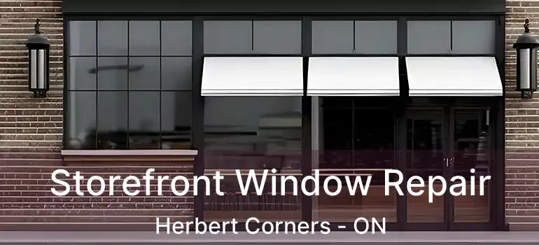 Storefront Window Repair Herbert Corners - ON
