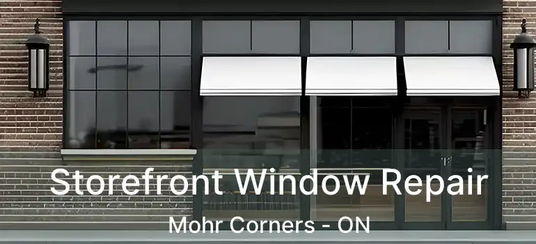 Storefront Window Repair Mohr Corners - ON