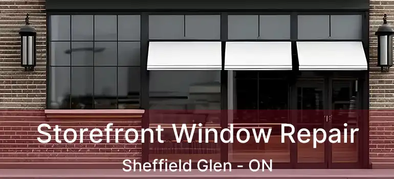  Storefront Window Repair Sheffield Glen - ON