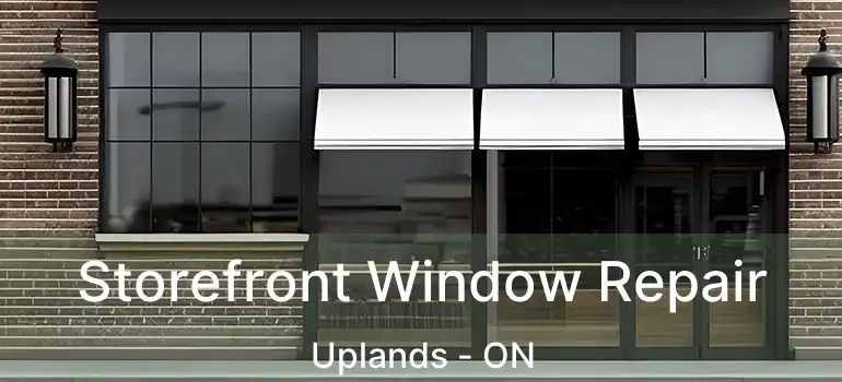 Storefront Window Repair Uplands - ON