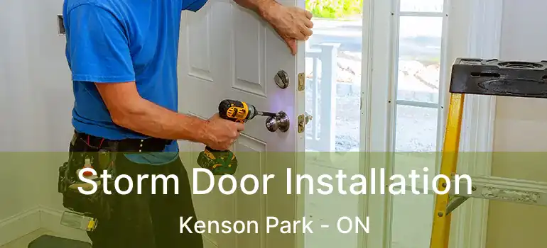 Storm Door Installation Kenson Park - ON