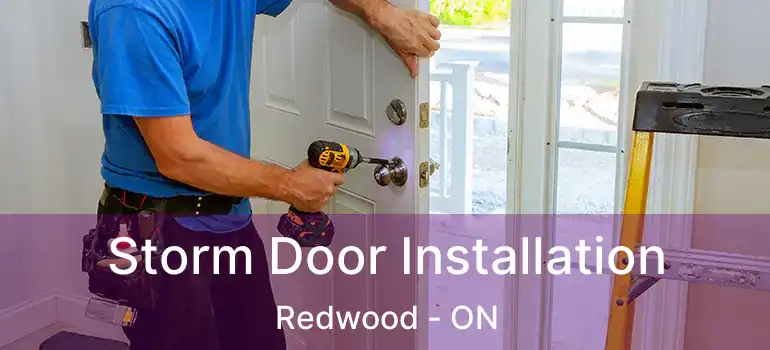 Storm Door Installation Redwood - ON