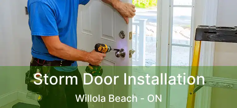 Storm Door Installation Willola Beach - ON