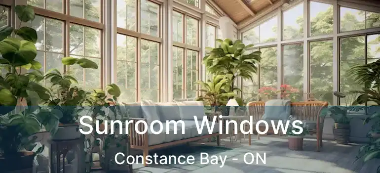  Sunroom Windows Constance Bay - ON