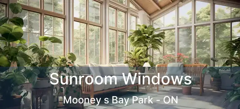 Sunroom Windows Mooney s Bay Park - ON