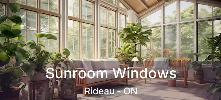  Sunroom Windows Rideau - ON