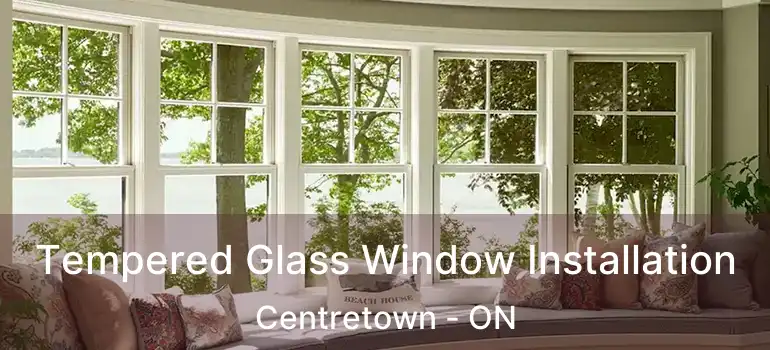 Tempered Glass Window Installation Centretown - ON