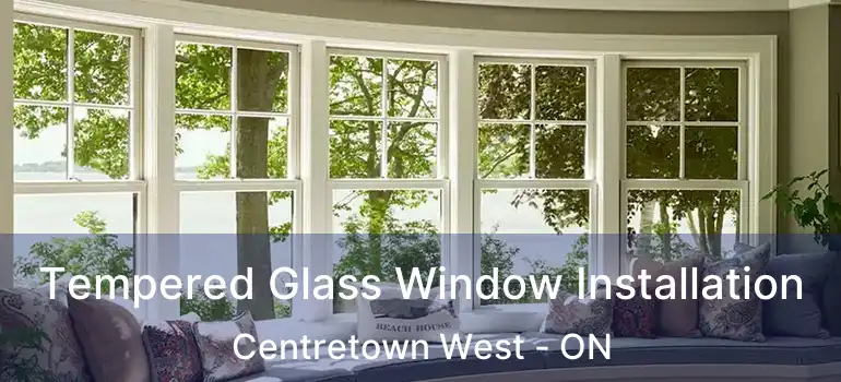 Tempered Glass Window Installation Centretown West - ON
