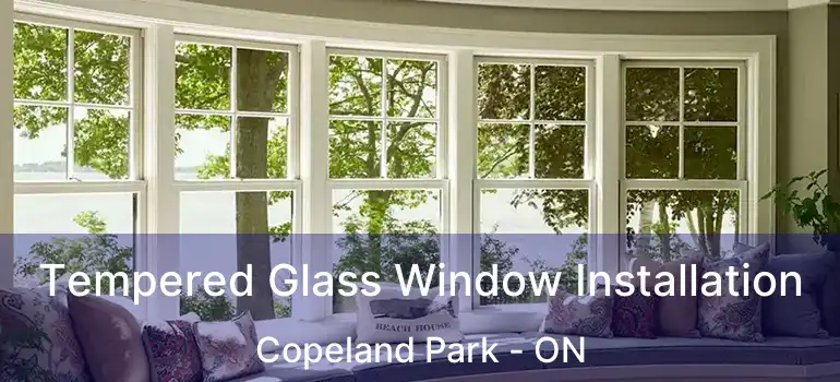 Tempered Glass Window Installation Copeland Park - ON