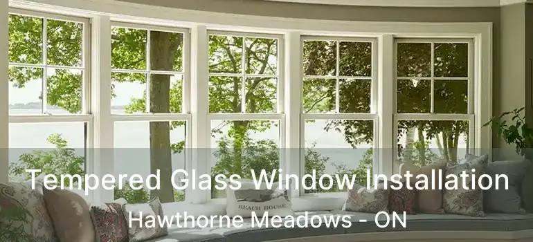  Tempered Glass Window Installation Hawthorne Meadows - ON