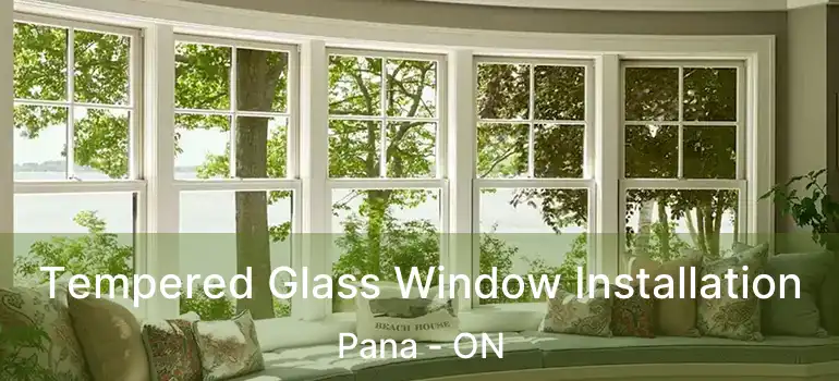  Tempered Glass Window Installation Pana - ON