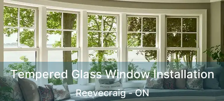 Tempered Glass Window Installation Reevecraig - ON