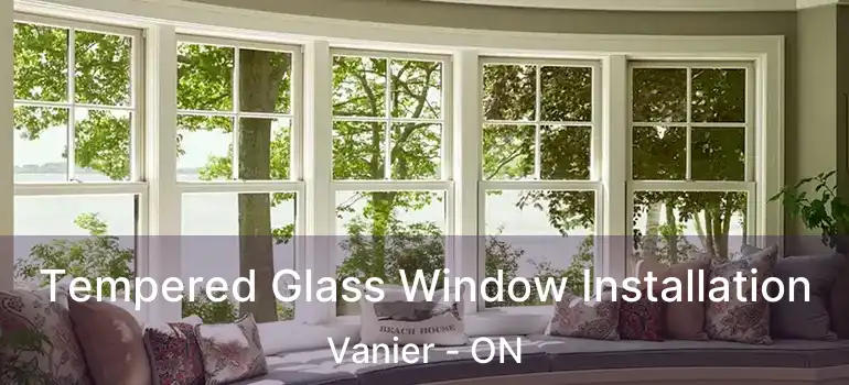 Tempered Glass Window Installation Vanier - ON