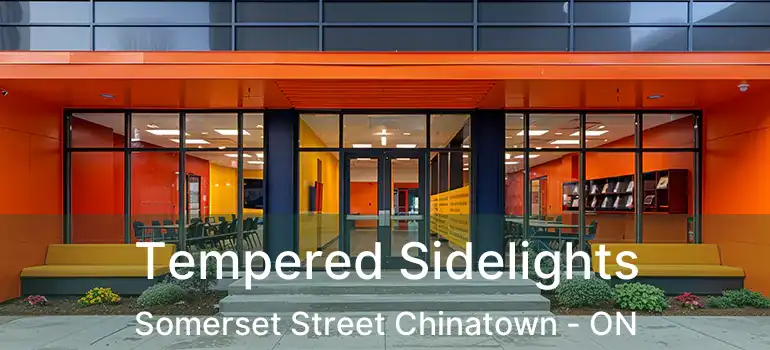 Tempered Sidelights Somerset Street Chinatown - ON